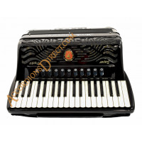 Paolo Soprani Super Paolo 37 key 96 bass 4 voice piano accordion, musette tuned cassotto & hand made reeds.  Sound expansion options.
